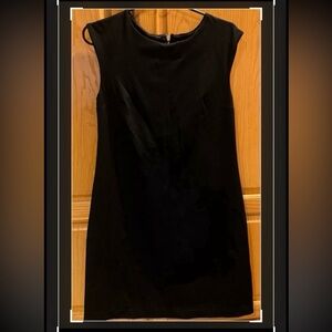 DONNA RICCO Black Sleeveless Sheath Dress Size Small